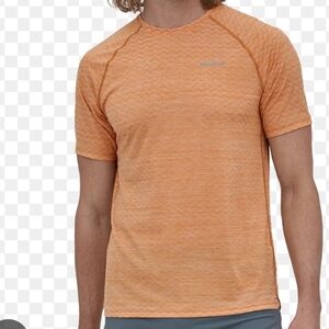 Patagonia Ridge Flow T-Shirt Orange Size Small